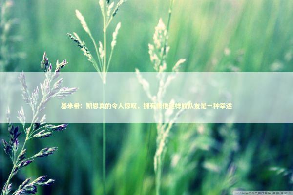 基米希:凯恩真的令人惊叹,拥有像他这样的队友是一种幸运 基米希:凯恩真的令人惊叹,拥有像他这样的队友是一种幸运 新闻