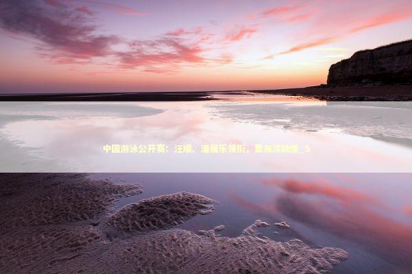 中国游泳公开赛：汪顺、潘展乐领衔，覃海洋缺席_5 新闻