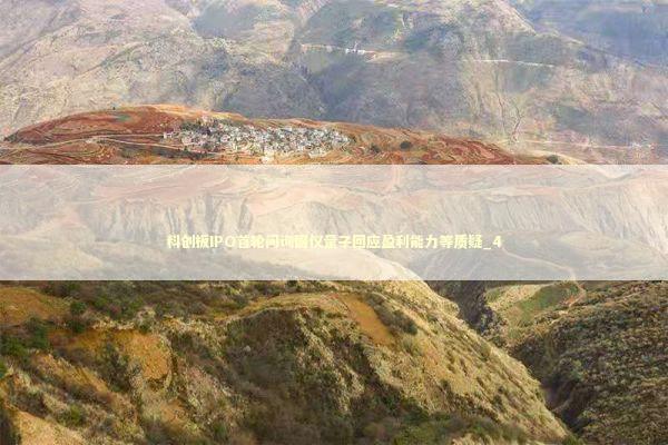 科创板IPO首轮问询国仪量子回应盈利能力等质疑_4 新闻